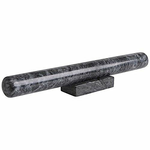 HoitoDeals Marble Rolling Pin With Stand For Kitchen Cookware Accessory (1Pcs)