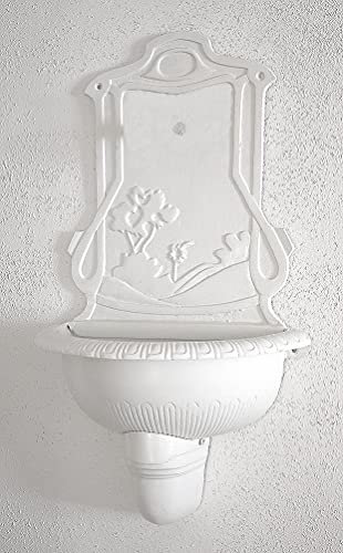 Graf von Gerlitzen Jugendstil Bassena Wandbrunnen Wand Brunnen Blumenampel Wasser Zapfstelle Antik FOU5-W-ohne kran