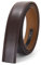 Nelbons Herren Gürtel Ratsche Automatik Gürtel für Männer 35mm Breit Ledergürtel, Ohne Schnalle (braun N9, Länge 130cm Geeignet für 30-43 taille)