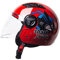 RYDZCLH Motorrad Roller Offenes Jet Helm Damen Open Face Helmet Scooter Moped Mofa-Helm Herren Retro Vintage Pilot Biker Helmet Erwachsener Sturzhelm DOT/ECE-Zertifizierung Mopedhelm,Rot,M