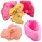 2 Stück Kaninchen-Fondant-Form Oster-Silikon-Kaninchen-Form für Schokolade-Kuchendekoration, Tierhasen-Seifenharz-Form für handgefertigte Harzguss-Kerzen-Seife, Wachs, Tischdekoration, Geschenk