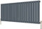 Radbliss Radiatore orizzontale a schermo piatto 600x1428mm antracite grigio opaco design singolo RAD riscaldamento centralizzato