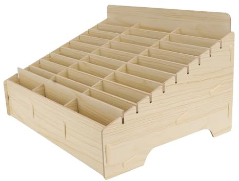 30-Fächer Holz Handy Aufbewahrungsbox - Multifunktionale Desktop Organizer Für Klassenzimmer Büros Und Mobile Werkstätten Stabiler Und Eleganter Handyverwaltung
