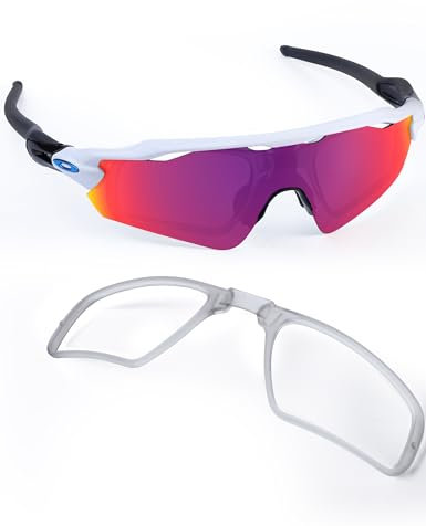 SAUCER Rx Insert - Adaptador óptico Rx para lentes de sol Oakley Radar EV Series, color gris