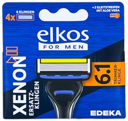 elkos Xenon 6.1 Rasiererklingen | Ersatzklingen für elkox Xenon 6.1 Rasierer (1er Pack)