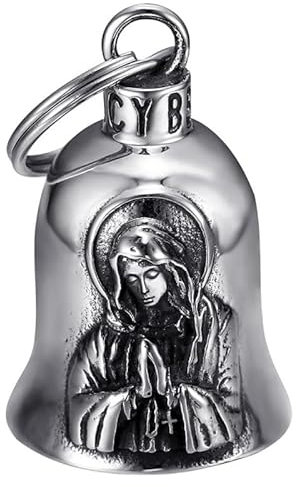 MOCY BELL - Clochette Moto Mocy Bell Sainte Vierge Marie Acier Inoxydable