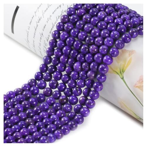 Beads for Jewelry Making,8mm Round Crystal Beads,45pcs Sugilite Crystal Beads for Jewellery Making,Gemstone Beads,Stone Beads,Jewellery Making Beads