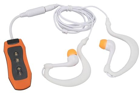 Earbuds Underwater MP3 Player, Waterproof Streaming Music Player with Headphone for Swimming Diving Running, 8H Play Time, Sound (8GB)