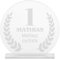 CADEAUX.COM - Trophée Personnalisée Cadeau - Trophée Diplome Reussite Examen Personnalisable en Verre Rond 14 cm - Cadeau Diplome Homme Femme