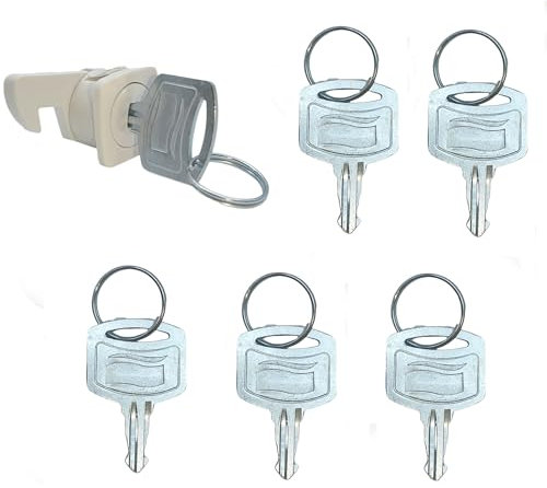 6PCS DK1100 Toilet Paper Dispenser Key, Compatible for Tork SCA 1100 Paper Towel and Toilet Tissue Dispenser