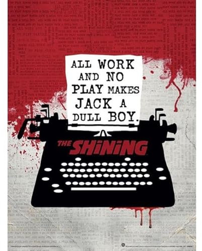 Pyramid International Poster The Shining – Typewriter – Poster – 30 x 40 cm