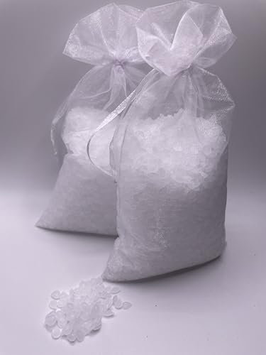 WeberHomemade | Nachfüllwachs | Wachspastillen 500g | Nachfüllwachs Kerzenfresser Wachsfresser | Kerzen gießen | Schmelzlicht Paraffin Kerzen Gießen Organzabeutel Granulat