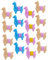 GLSTOY 16-teiliges Alpaka-Radiergummi-Set Radiergummi für Kinder Material: helle Farben Lernspielzeug