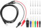 ALLmeter Kit de accesorios para osciloscopio con cable BNC a banana 3M, atenuador 20:1 y 10 sondas, ideal para diagnóstico de vehículos con osciloscopio de 2 canales y multímetro digital
