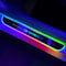 Customized Logo or Text Led Car Door Sill Lights, Automatic Sensing 7 Colors/12 Changing Modes, Led Wireless Magnetic DesignAtmosphere Car Welcome Lights Suitable for All Cars