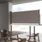 Item-Patio - Toldo lateral retráctil de 100 x 300 cm, color gris, para césped y jardín, vida al aire libre, sombrillas y sombrillas