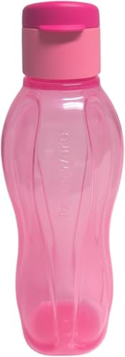 Tupperware To Go Eco Eco Eco Easy Flip Top Botella EcoEasy XL, 1000 ml, botella de 1,0 litros, color rosa