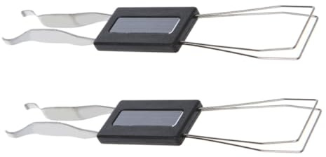 iplusmile Tastenkappenabzieher Stück, für 2 Tastaturen | Abs Pvc Metall, Selbstgemacht Werkzeug mit Biegsamen Drähten, auch Pinzette Nutzbar, für Keycap Entfernung