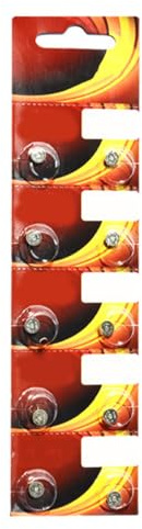 Jazuaiao 10Pieces SR621SW Button Cell Batteries 1.5V AG1 to AG12 for Watches and Small Electronics Long Shelf Life Watch Battery