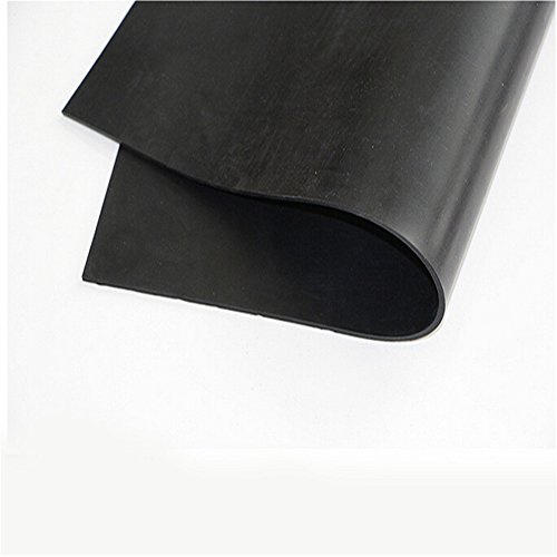 20 X20 Silikon-Gummiblatt-Platten-Matte Hohe Temp-Handelsklasse Schwarz 3mm