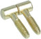 10x Screwless Brass Male & Female Lift Off Hinges
