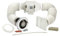 AirTech-UK Bathroom Extractor Fan Kit with LED Light and Adjustable Timer, 2 Speed - 100mm / 4 - Powerful and Whisper Quiet - Flow Max Elite