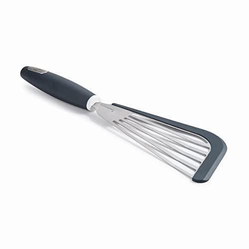 Lacor 60726 - Espátula para pescado PRO, Acero Inoxidable 18/10 y Silicona, 30 cm