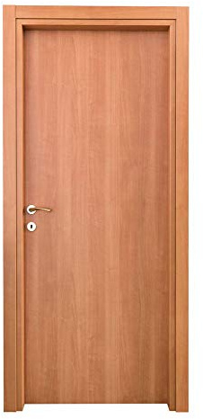 Kimono Porta Interna a Battente Ecodoor 2.0, Laminato Noce Biondo, Destra (210x80)