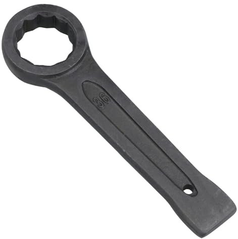 AB Tools 36mm Slogging Box End Striking Ring Wrench Spanner Bi-Hex 12 Sided Metric