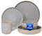 NAMAI - Set Piatti 12 Pezzi + 4 Ciotole Antipasti + 4 Tazze Colazione - Porcellana - Adatti In Lavastoviglie e Microonde - Servizio Piatti Moderni (Set Piatti + Mug + Ciotole 20 pz)