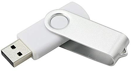 4GB Rotate 3.0 USB Flash Drive Pen - White