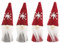 Ideen mit Herz Niedliche Winter-Püppchen | Weihnachtswichtel | Weihnachts-Deko | aus Holz, Filz und Strick | Winter-Kinder (Wichtel Heinz | 7,8cm hoch | 4 Stück)