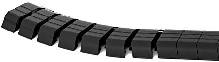 Kabelführung flach Kuba Boden Länge:1 Meter Kabelkanal schwarz Made in Germany