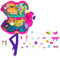 Polly Pocket HJN76 - Flamingo-Party, großes Spielset mit 26 Überraschungen, Pop + Swap-Funktion, Tropische Party-Spielbereiche: Palmenrutsche, Schaukel, Wasserbereich UVM, für Kinder ab 4 Jahren