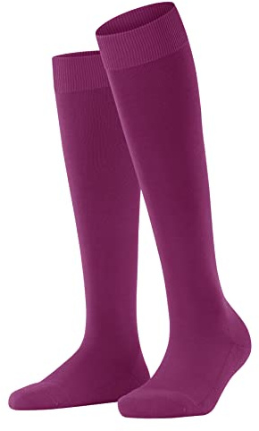 FALKE Damen ClimaWool Kniestrümpfe atmungsaktive klimaregulierende geruchshemmende Wolle Lyocell sehr langlebig verstärkt elegant fein ultra leichtes Gefühl auf der Haut 1 Paar