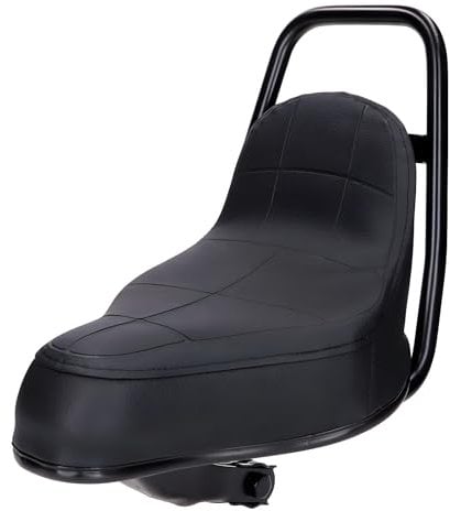 BESTPRICE Sattel/Sitz Chopper schwarz für Puch