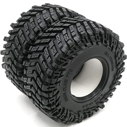 2 Stück RC 2.2 Mud Crawler Reifen Super Grip Soft Sticky Baja Claw Reifen Höhe 127mm/5.0inch Passend für 2.2 Beadlock Felgen
