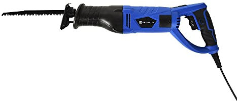 Säbelsäge, 750 W, Säbelsäge, kabelgebundene Säbelsäge mit Drehgriff (links und rechts 90°), 0-2700 SPM, variable Geschwindigkeit, 4 Sägeblätter für Holz und Metall, 22 mm Hublänge