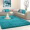 Muratap Teppich Wohnzimmer Weich - Basic Shaggy - Hochflor Teppich Wohnzimmerteppich, Schlafzimmerteppich Pflegeleicht und Fusselfrei - Große: 120x170 cm - Farbe: Türkis Blau