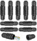 Abzweigdose Kabelverbinder Wasserdicht 3 polig Verbindungsdose Verbindungsmuffe Erdkabel für Ø0,6-2mm 32A Kabeldurchmesser Ø4mm-9mm 2Wege Schnelle Installation ohne Werkzeug(10 Pack)
