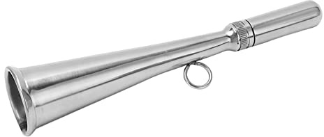 Tragbares Nebelhorn für Boote, Abnehmbares Edelstahl Nebelhorn Mundstück Zubehör, Super Laute 150 DB für LKW, Zug, LKW, Boot und SUV