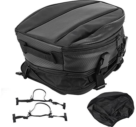 Bolsa Trasera Para Moto Impermeable Compatible Con La Mayoría De Motocicletas Incluyendo Bikes Y Sport Con Capacidad Amplia Y Base Antideslizante Para Viajes Seguros