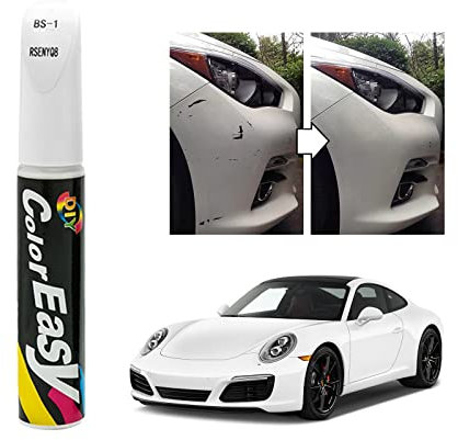 SCOBUTY Lackstift Auto,Lack Reparaturstift,Lackreparaturstift Auto,Autolack Reparaturstift,Kratzer Reparaturstift,Kratzerentferner Autolack Stift,Autolack Korrekturstift,Weiß