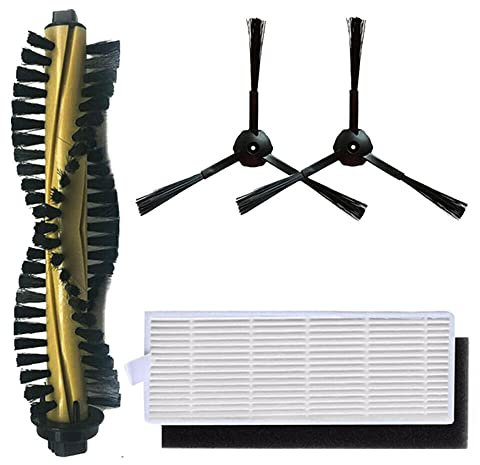 Filtro HEPA Spazzola Laterale di Ricambio per i-life A4 A4s Robot Aspirapolvere Parti (4PCS)