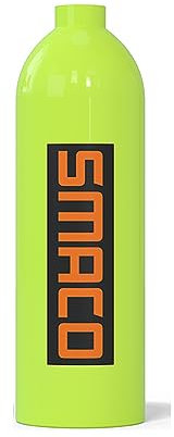 SMACO Mini Bouteille de Plongée Bouteille Vide en Aluminium pour Réservoir de Plongée –Légère et Durable