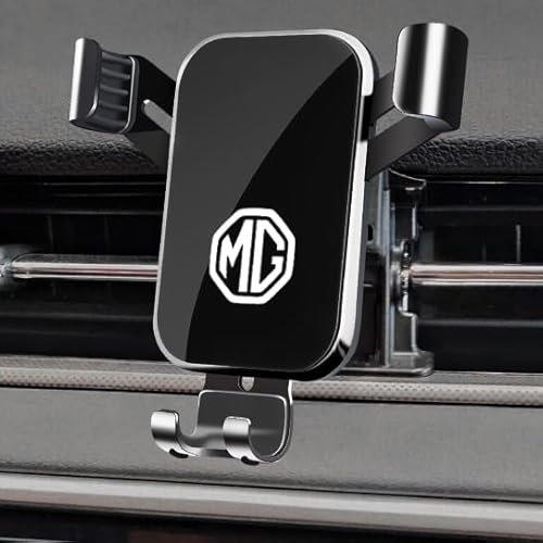 TEMKIN Soporte Movil Coche para MG ZS 2017-2023 360° Rotación Accesorios Movil Coche Soporte Especial para teléfono móvil Operación Sola Mano & Amigable Manos Libres para Teléfonos de 4-7,Black