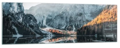 ARTTOR Bilder auf Glas 160x50cm Wandbild Glasdruck Landschaften Wald - 5273