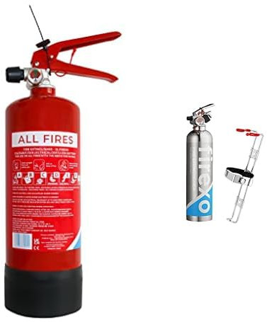 Firexo One of Each Fire Safety Pack - Multipurpose Fire Extinguisher Pack for ALL FIRES