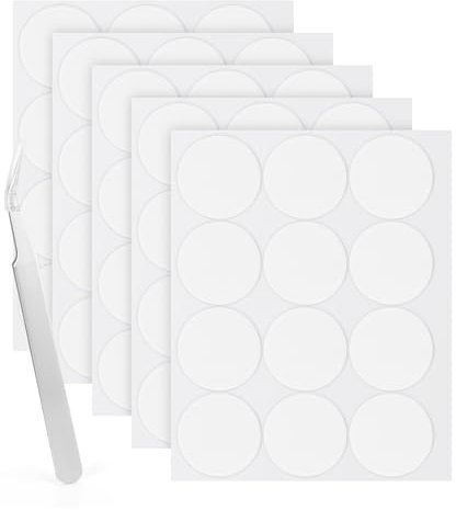 LLPT Doppelseitige Klebepunkte Transparente Runde | 60 Stück | 40MM | Entfernbare Nano-Aufkleber | Super Sticky Wasserfeste Keine Spuren | für DIY-Heimdekoration (ND4060)