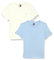Tommy Jeans Donna T-Shirt Maniche Corte Confezione da 2 con Scollo Rotondo, Multicolore (Ecru/Sweet Blue), M